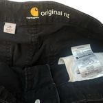 Carhartt Carpenter Pants Original Fit Black Cargo Womens 10 Short Photo 2