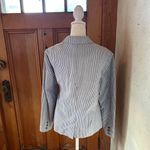 NorthStyle Blue/White Striped Seersucker Jacket Blue Photo 2