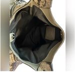 Coach  LYNN LEATHER HOBO SOHO EMBOSSED PYTHON 🐍🐍 Tan/Black F17419 Photo 11