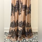 Anthropologie NWT Let Met Be Deep-V Dress in Neutral Motif Size Medium Photo 9