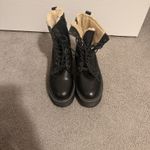 Steve Madden  Betty Boots Combat Size 8 Fleece Lined Photo 6