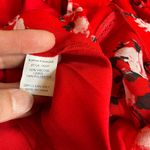 Karina Grimaldi sexy floral red cold shoulder blouse Photo 2