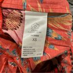 Farm Rio  Tiered Red Floral Maxi Skirt Sz XS 100% Cotton Lightweight Photo 2