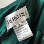 Sherri Hill Green Ballgown with Pockets Size 2 Photo 9