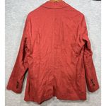 Urban Outfitters Terracotta Linen Blend Blazer Jacket Sz S Lightweight Casual Ch Photo 5