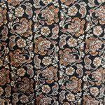 Boden Knot Front Short Sleeve Jersey Midi Dress Black Block Paisley Print Sz 4 Photo 13