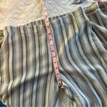 Patagonia Garden Island Pants Small Blue Stripe Flowy Photo 6