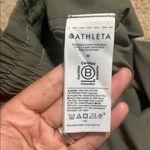 Athleta Cascade Cargo Poplin Cinch Wide Leg Pant Moss Green Medium Photo 8