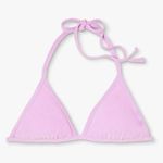Xhilaration  Terry Triangle Bikini Top - (Lavender) Size XL Photo 0