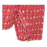 Tory Burch  Top Geometric Print Pink Orange Stephanie Sequin Sparkle Women Size 2 Photo 7