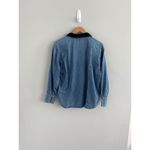 American Vintage Vintage‎ Embroidered Denim Shirt Size Large Photo 5