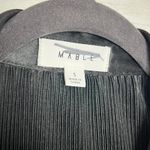 Mable Disco Plisse Mini Dress Black Size Small Photo 3