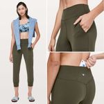 Lululemon Align Jogger Crop 23" in Dark Olive Size 4 Photo 4