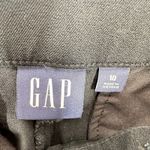 Gap Black Flare Leg Pants Size 10 Cropped High Rise Stretch Cotton Blend Photo 4