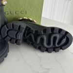 Gucci Crystal Embellished Leather Boots Photo 7