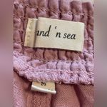 Land 'n Sea Pink Linen Wide Leg Pants Size M Photo 2