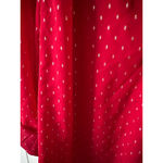 Faded Glory  Red Silver Polka Dot Blouse Plus Size XXL Photo 3