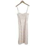 French Connection  Camille Echo Floral Print Sleeveless Midi Dress White Size 6 Photo 3