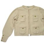 J.Crew NWT Odette Sweater Lady Jacket in Heather Muslin Knit Cardigan XS $168 Photo 1