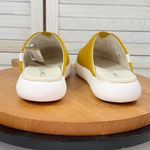 Toms Alpargata Mallow Puffer Mules Shoes Mustard Yellow 9.5 Photo 5
