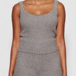 SKIMS  grey Sherpa knit top Photo 0