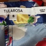 Tularosa • Blue Red Floral Keyhole Choker Tank Top Photo 9
