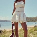Free People  Bliss Beauty Mini Dress in Ivory Size Medium Photo 8