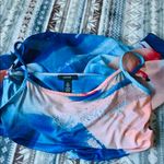 Dressy long sleeve blouse 🌺 Blue Size L Photo 7