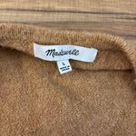Madewell Camel Kent Long Open Front Cardigan Merino Wool Alpaca Photo 3