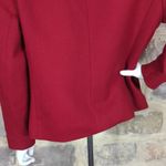Orvis Vintage Blazer Wool Red Open Front Women's Size 8P Classic Work Wear Photo 7