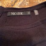 Nic+Zoe  Black Knit Top Photo 5