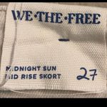 We The Free Midnight Sun Midrise Skort. Size 27” Photo 4