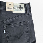 Levi's SilverTab Black Wash High Waisted Tapered Straight Leg Mom Jeans Size 28 Photo 10