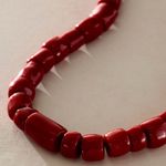 Free People  soliel stone necklace red Photo 1