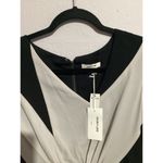 Helmut Lang  Geometric Short Sleeve Mini Shift Dress Silk Blend Photo 4