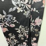 BCX Dress Floor Length High-Neck Maxi Dress Black Floral Print Women’s Size 3 Photo 3