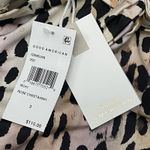 Good American ‎ Ruched Halter One Piece Cutout Swimsuit Cheetah Rose Size 3 Large Photo 9