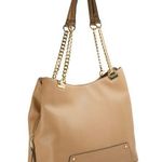 INC  Trippii chain TOTE Carmel/Gold purse Photo 0