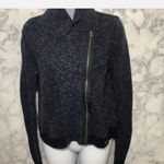 Hollister  Navy Blue Knit Zip Cardigan Sweater xs Photo 5