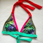 ABS Allen Schwartz Cheetah Colorful Bikini Photo 6