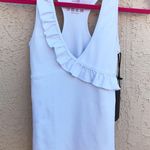 Carbon 38 NWT L'URV women’s Simple Pleasures ruffled white cami tank top size XS Photo 4