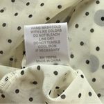 Rose + Olive EUC  White and Black Polka Dot Work Tank, Size Small Photo 4