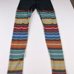 Yoga Democracy Womens‎ Size Small Multicolored Athletic Yoga Leggings Workout Black Photo 0