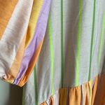 Stine Goya Amelia Dress Woven Stripe Orange Photo 7
