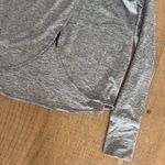 Athleta  crossover back long sleeve gray shirt Photo 2
