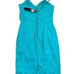 XOXO Blue Lace Overlay Spaghetti Strap Sleeveless Dress Size Small Y2K Photo 3