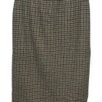 Ralph Lauren VTG Size 10 Petite LRL  Wool Tweed Long Pencil Skirt Y2K Houndstooth Photo 0