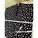 Soma  black floral short open front kimono Robe, size Extra large Photo 5