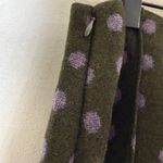 Garnet Hill  100% Wool Polka Dots Skirt with 100% Silk Lining Size 10 Photo 3