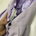 NWOT Keepsake the label keyhole lavender purple mini flare backless dress XS Purple Photo 7